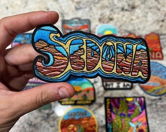 Sedona Embroidered Iron On Patch