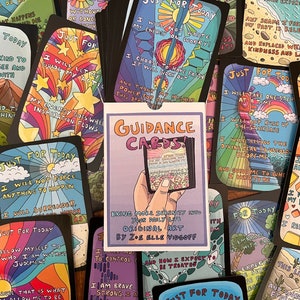 Affirmation Cards | Guidance Cards | Just For Today Deck | Oracle Deck  | Handmade Guidance Deck