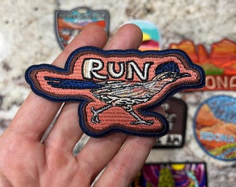 Roadrunner Run Sedona Embroidered Iron On Patch