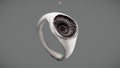 Fibonacci Spiral - ring in sterling silver by H I P P I E K O A L A Art Jewelry product logo