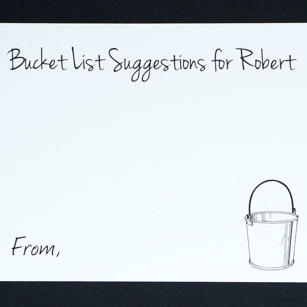 Retirement Bucket List Etsy