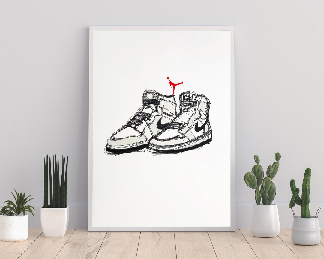 On a Kick Art Print Cool Art Prints Art Print Fashion Wall Art Fashion
