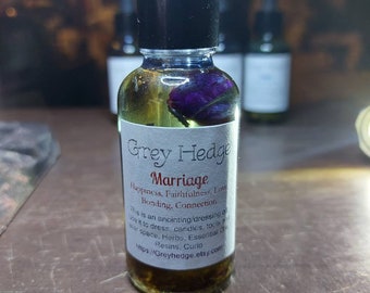 Marriage ritual oil