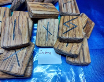 Zebrawood runes