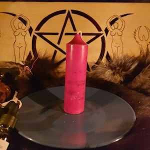 Love ritual candle