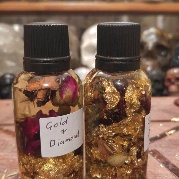 Gold and diamond annointing oil