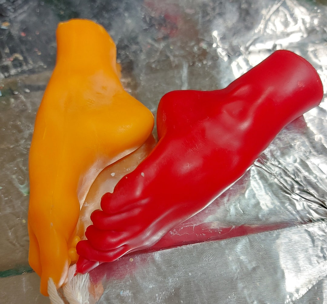 Small Foot Candle Etsy