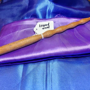 Traditional length Leopard wood wand