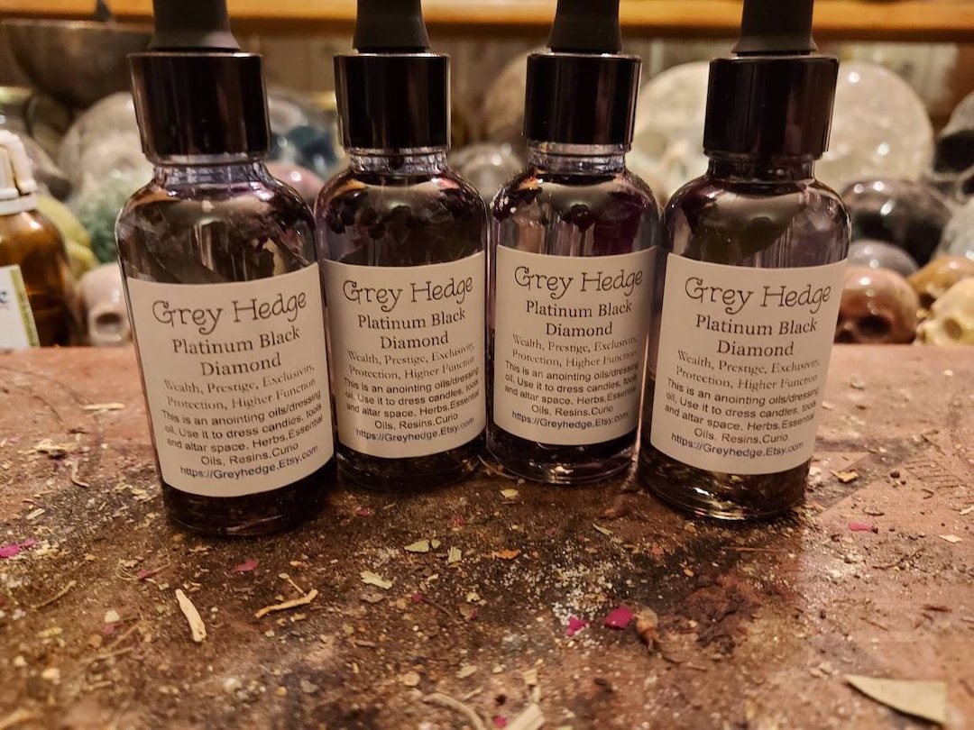 Platinum Black Diamond Oil - Etsy