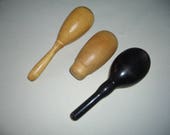 Three Vintage Sock Darners 2 Wood 1 Plastic