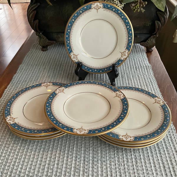 Lenox Whitley Manor Cream Soup Undercover Plates Ambassador Collection Set of 8 Retired