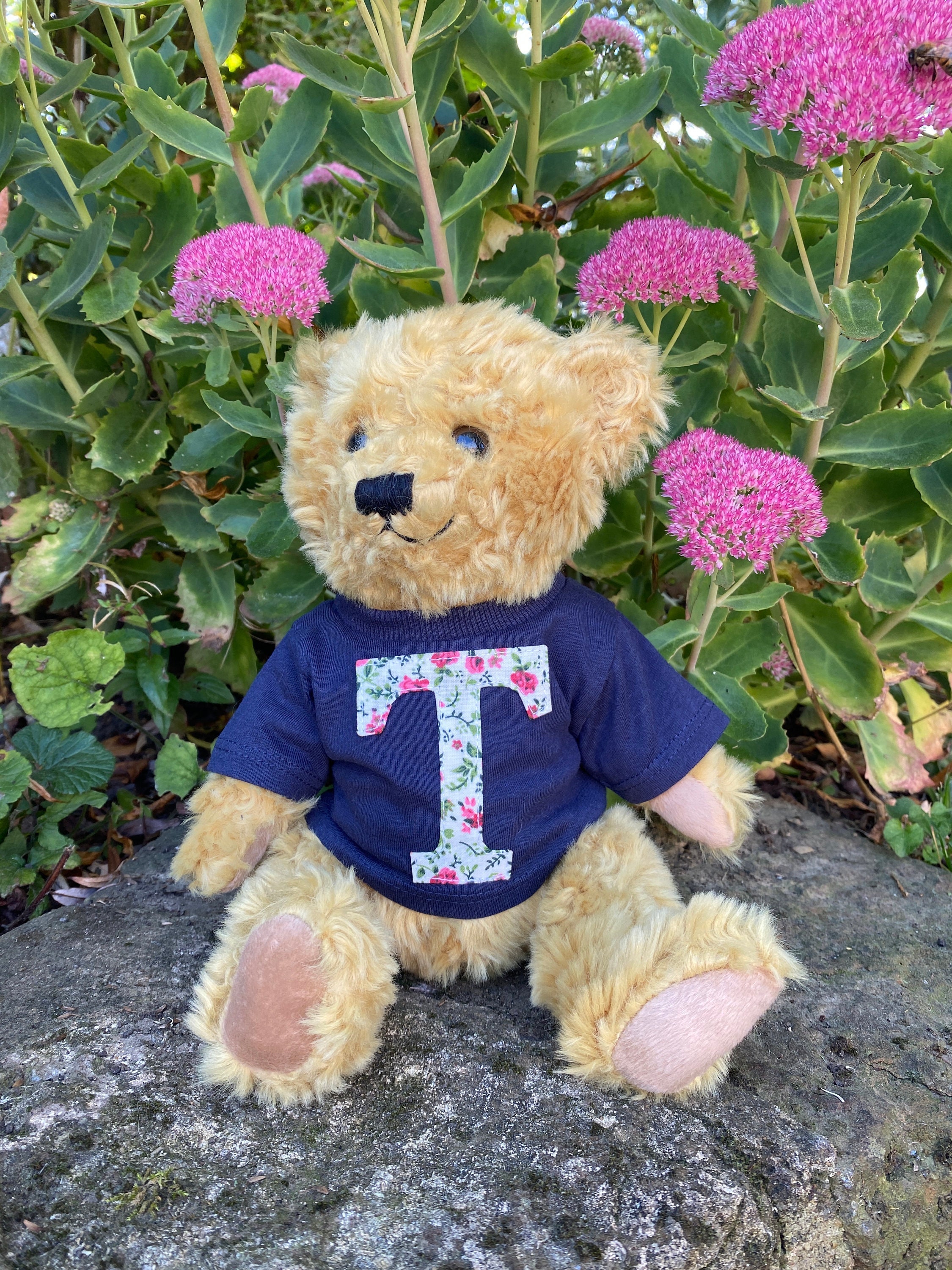 Personalised Initial Teddy Bear. Monogram Jumper Cute Kids Toy - Etsy