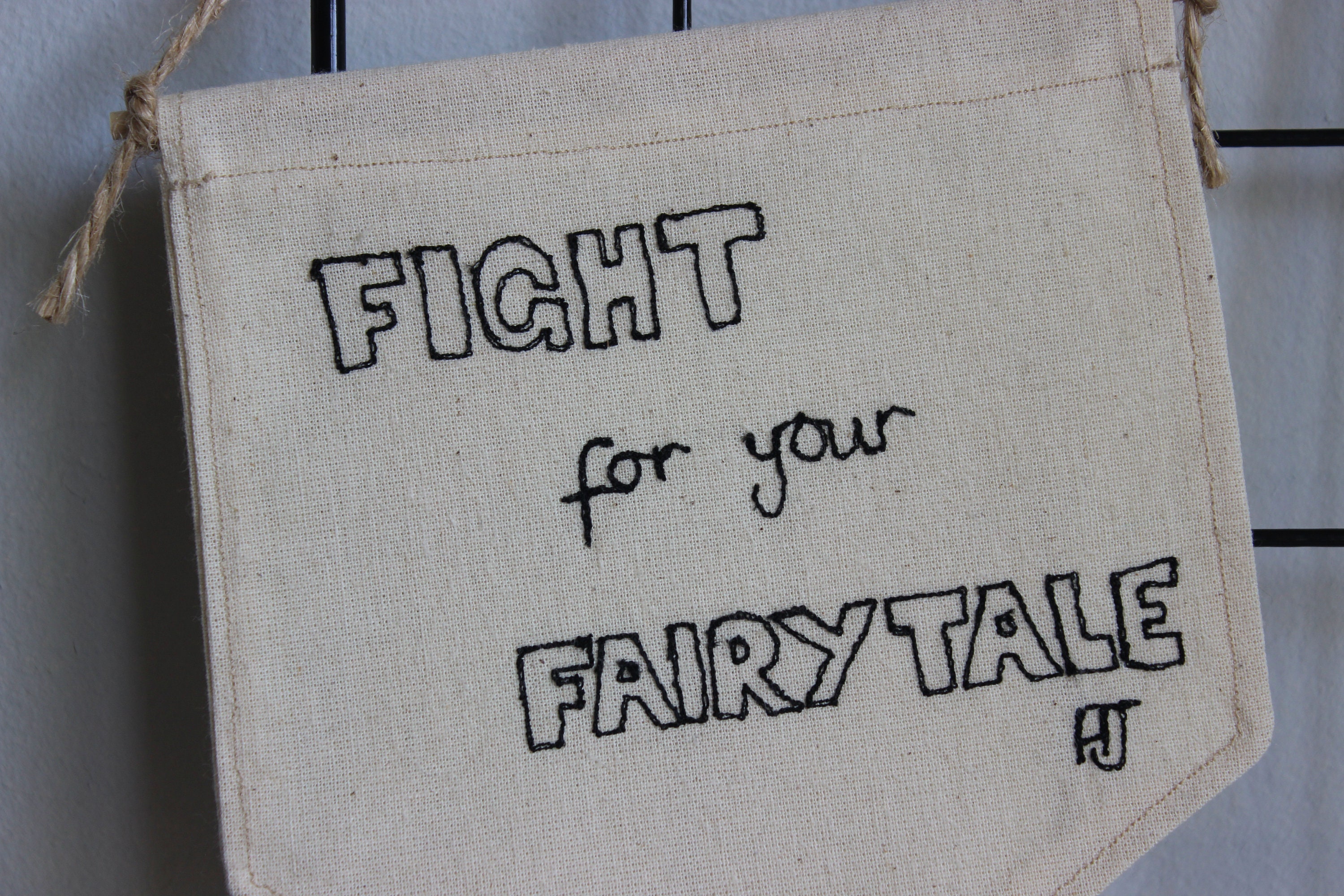 Vecht voor uw sprookje muur opknopingBannerWimpelQuote Vecht voor uw sprookje muur opknopingBannerWimpelQuote