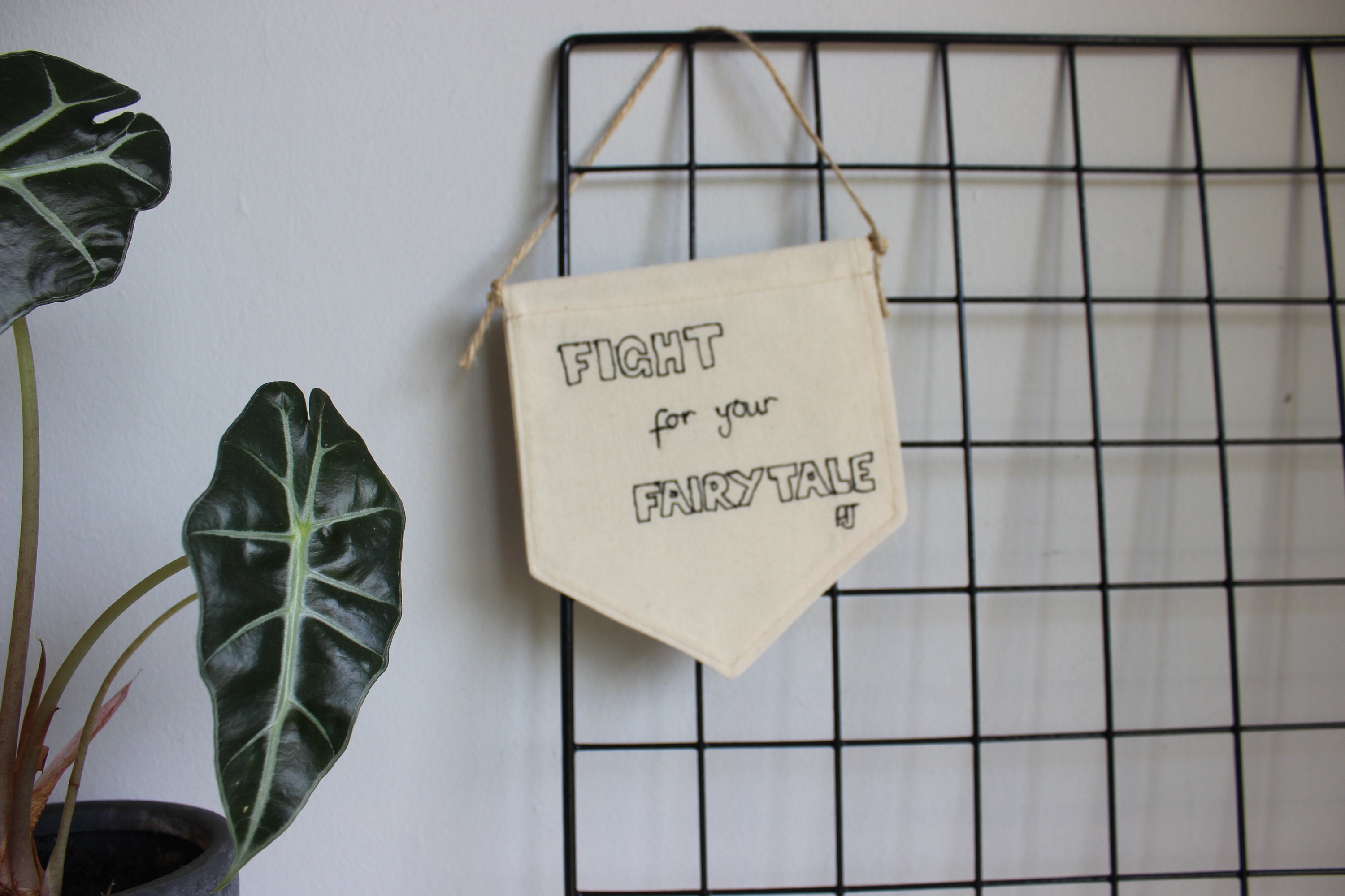 Vecht voor uw sprookje muur opknopingBannerWimpelQuote Vecht voor uw sprookje muur opknopingBannerWimpelQuote