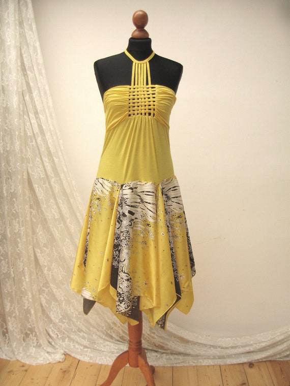 yellow gypsy dress