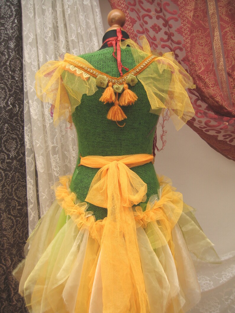 Unique Fairy Dress Fairytale Dress Adorned Dress Upcycled Etsy
