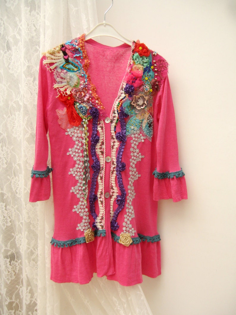 Light Pink Ethnic Jackets With Art Silk main image 1