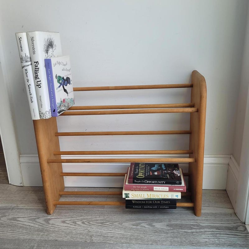 Vintage Book Shelf - Etsy