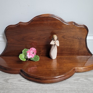 Vintage Wood shelf display shelves vintage display shelf knick knack shelf home decor small wall shelves unique handmade shelves
