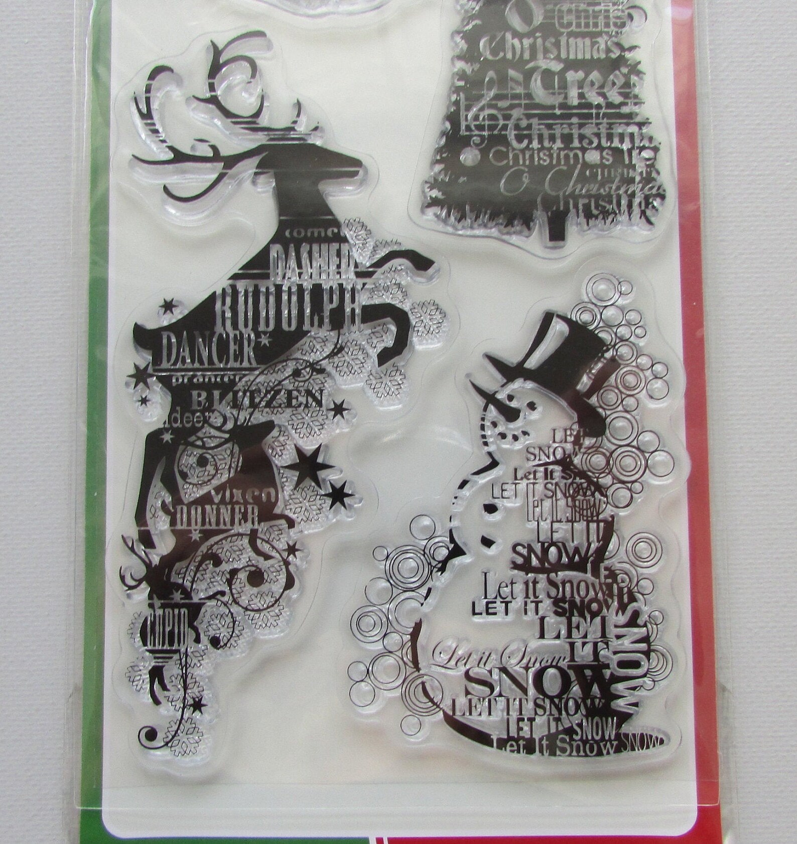 Stamp Sets Inkadinkado Stamps clear Holiday stamps paper Etsy