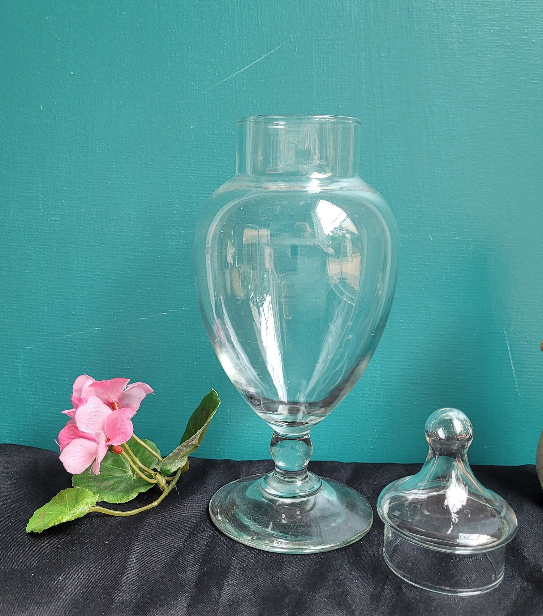 Glass Candy Jar Fancy Jars Decorative Candy Jars Candy Dish Etsy