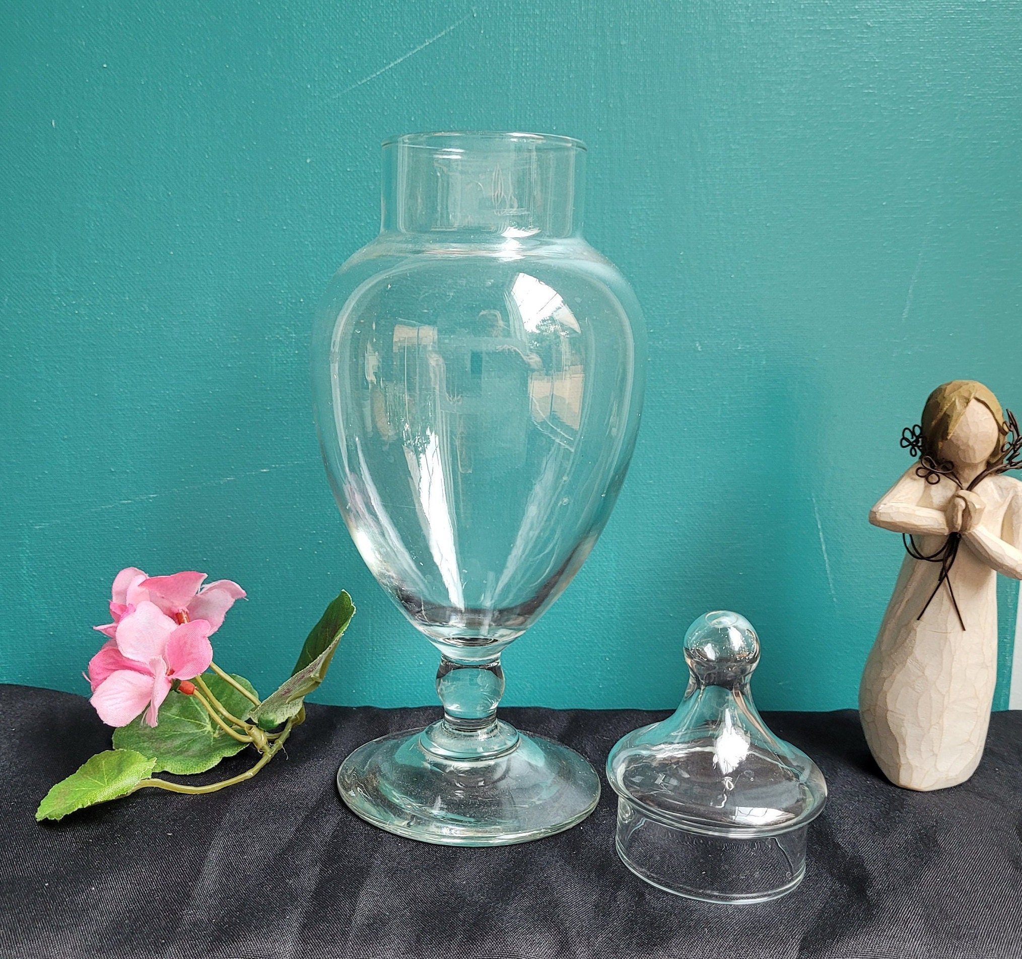 Glass Candy Jar Fancy Jars Decorative Candy Jars Candy Dish Etsy