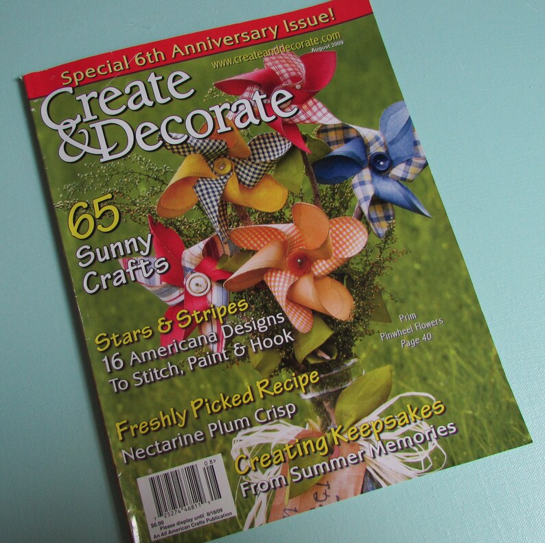 Create Decorate Magazine 09primitive Home Decor Etsy
