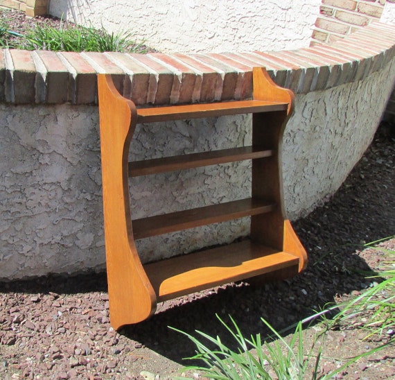 Wood Wall Shelf Large Wood Shelves Vintage Shelves Display Etsy