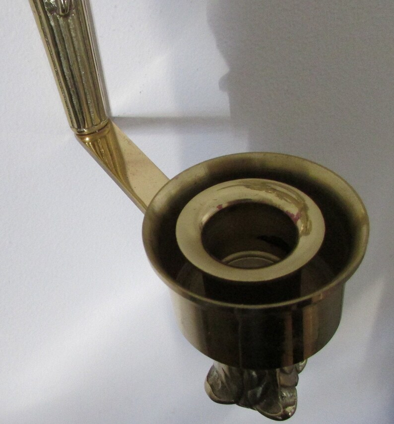 Brass sconce large wall sconce candle holders gold sconces wall decor candle sconces wall sconces vintage sconces metal sconces home decor