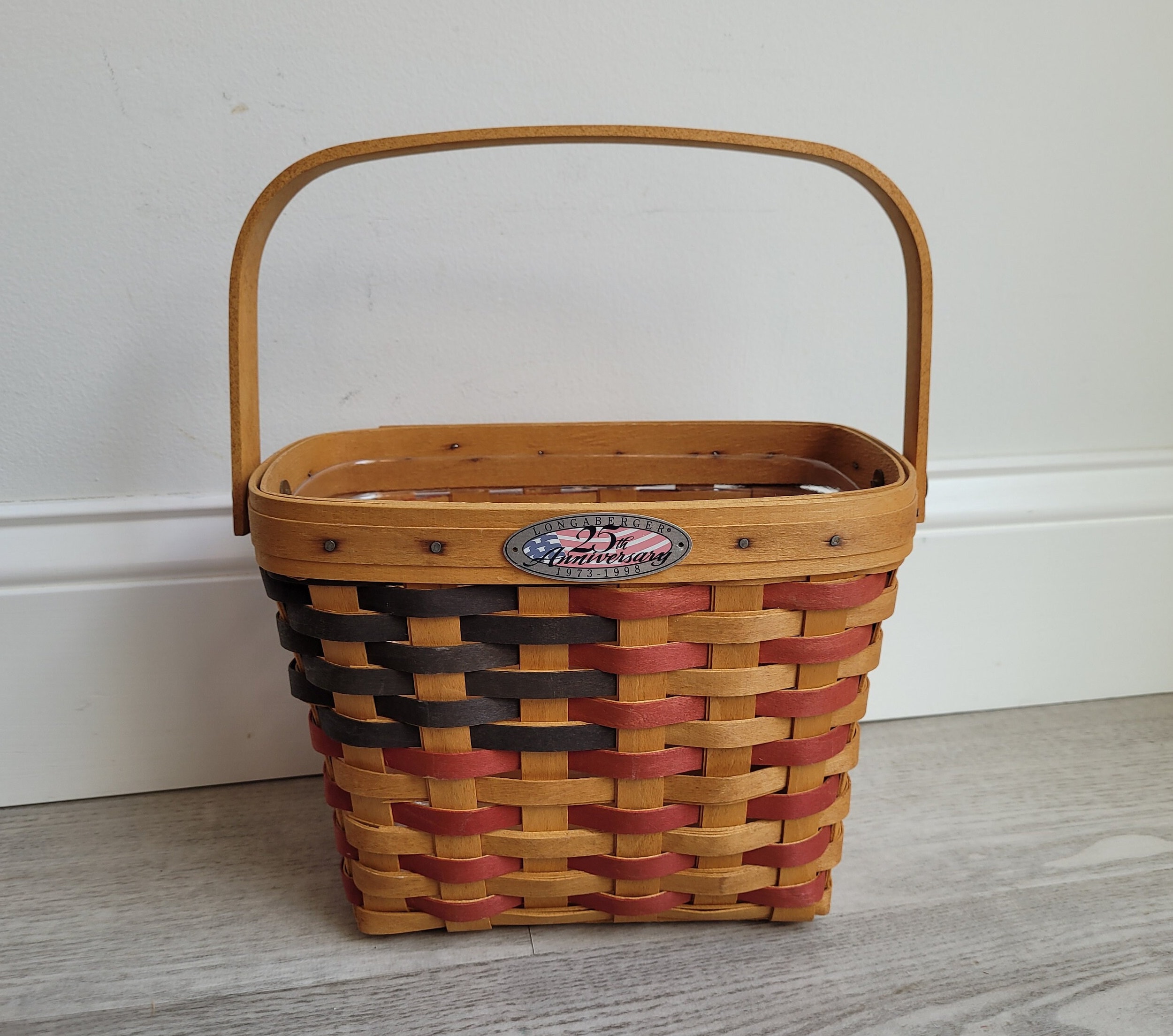 Vintage Longaberger Baskets 1997 Patriotic Wicker Baskets Etsy