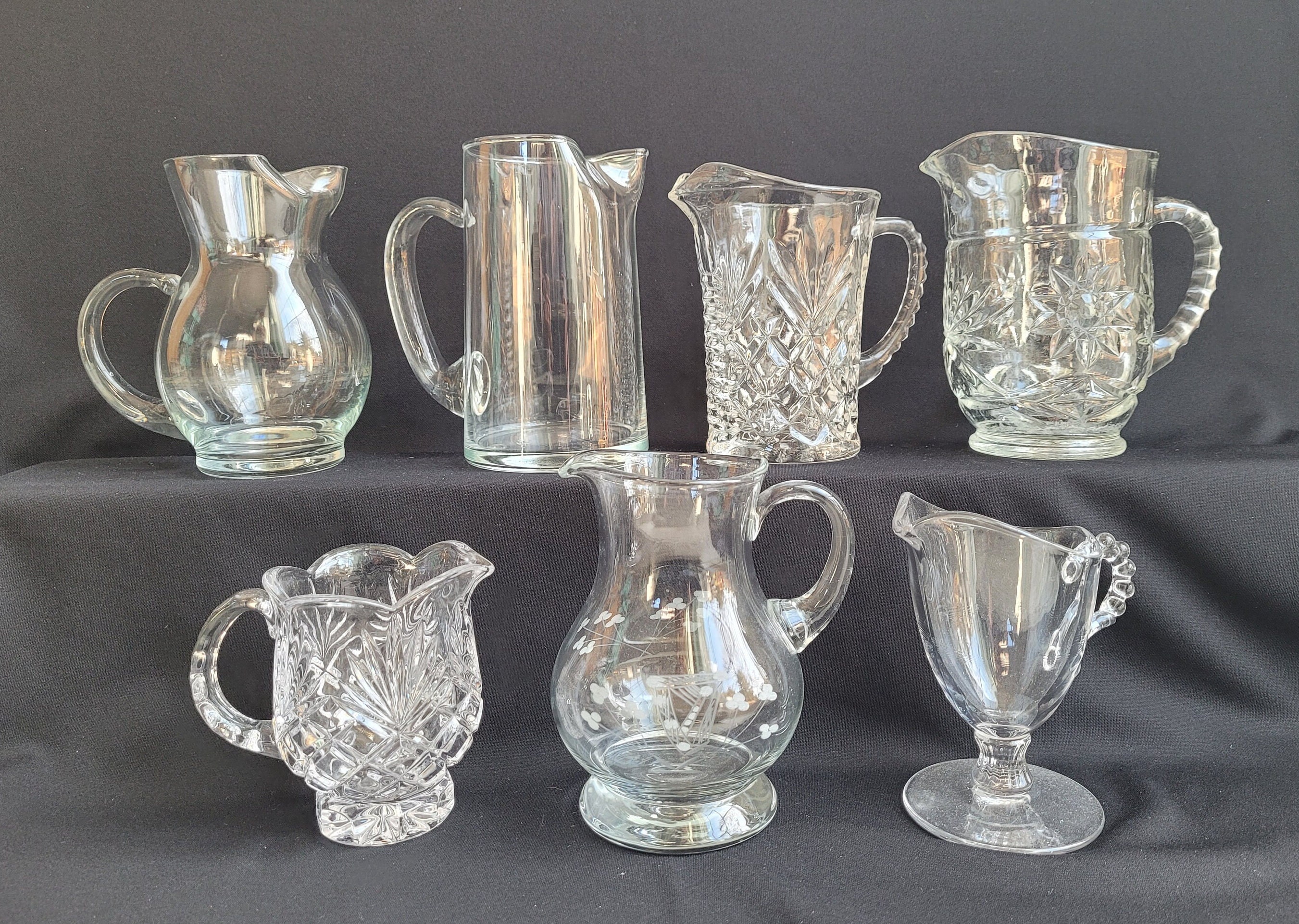 Vintage Small Glass Pitcher Auction