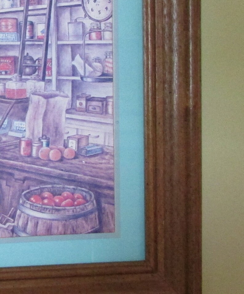 Country Store Art-Homco wall decor framed art Home Interiors | Etsy