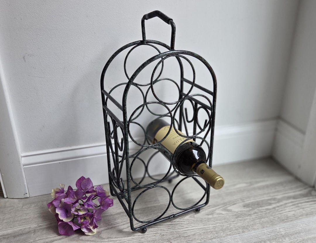 Wine Racks Tabletop Wine Bottle Racks Metal Wine Racks Bar Decor Wine ...