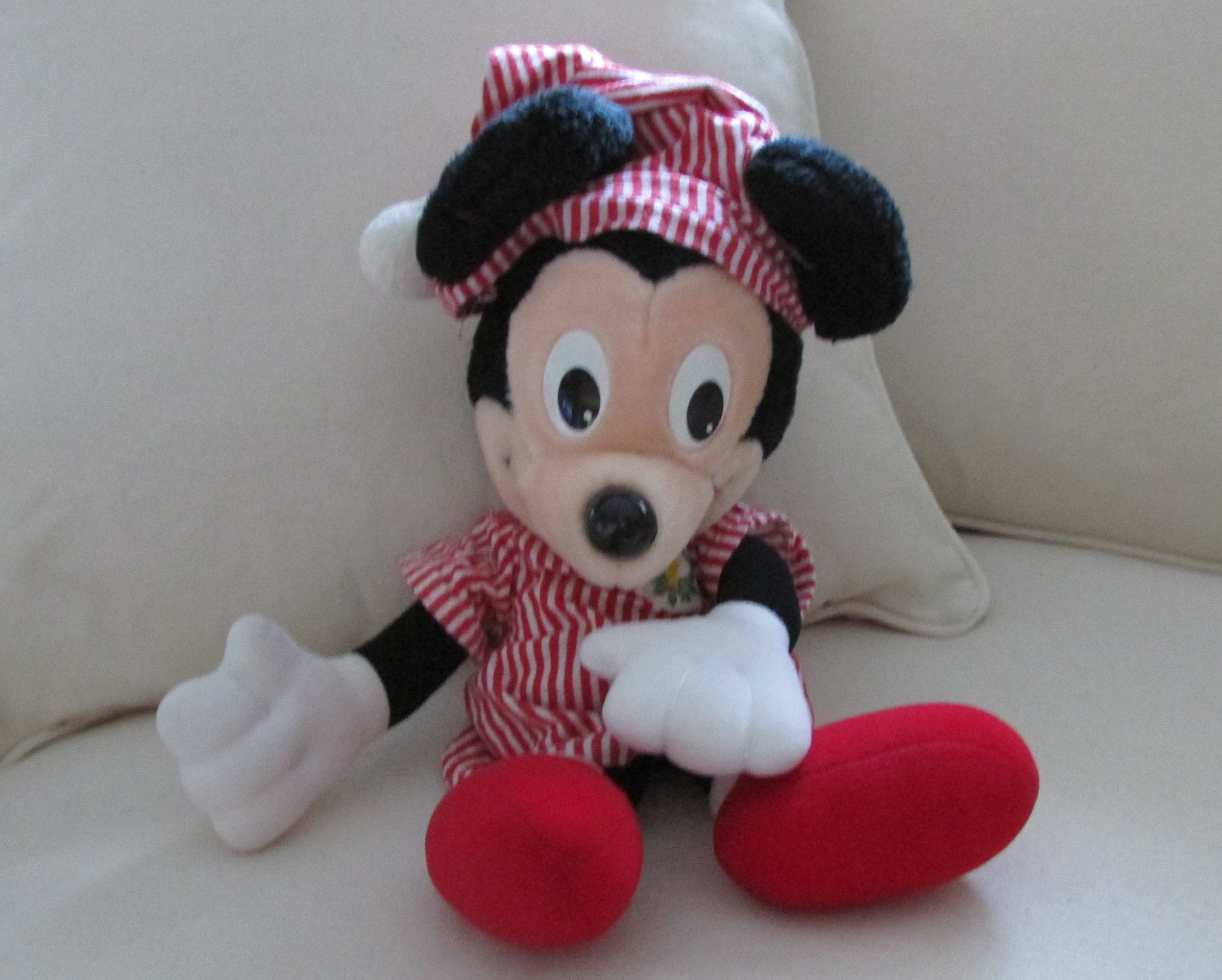 vintage stuffed mickey mouse