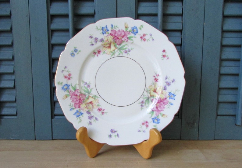 H and Co Selb Bavaria Germany Strasborg plates dessert plates bread /& butter plates small plates vintage plates floral plates 2 Plates
