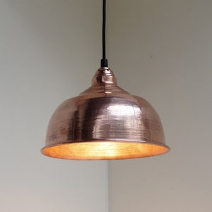 Stylish pendant made in solid copper - Danish vintage design from 1960s