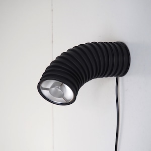 Space age wall lamp called Flex designed by Ole Pless-Jørgensen for Nordisk Solar, Danish vintage design from the 1980s