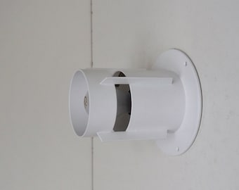 White Mikron Maxi wall lamp / plafond from Danish company Darø made during the 1980s - 1990s