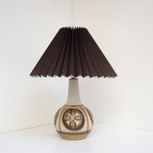 Søholm Erica stoneware table lamp by Noomi Backhausen Danish design from the 1970s zdjęcie 2