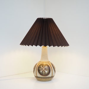 Søholm Erica stoneware table lamp by Noomi Backhausen Danish design from the 1970s zdjęcie 1