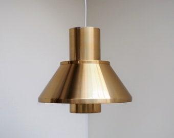 Brass Life pendant designed by Jo Hammerborg for Fog & Morup, Danish design from the 1970s