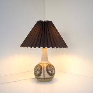 Søholm Erica stoneware table lamp by Noomi Backhausen Danish design from the 1970s zdjęcie 3