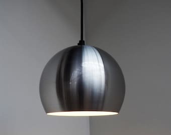Aluminium ball pendant from the company Super Light - Danish design from the 1970s