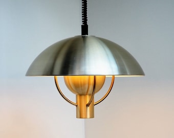 Rare brass pendant from Danish Fog & Mørup made in the 1960s