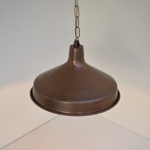 Lovely pendant made in solid copper Danish vintage design from 1970s image 3