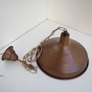 Lovely pendant made in solid copper Danish vintage design from 1970s image 5