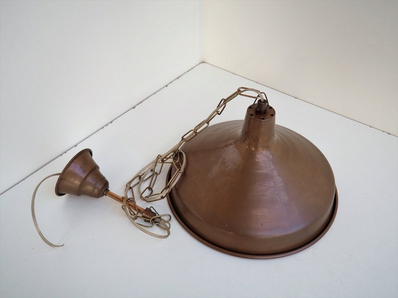 Lovely pendant made in solid copper Danish vintage design from 1970s image 5