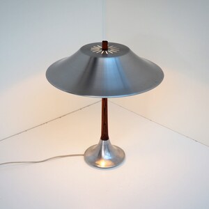 Rare and unique Ambassador table lamp designed by Jo Hammerborg, Danish design from Fog & Morup, 1960s image 4