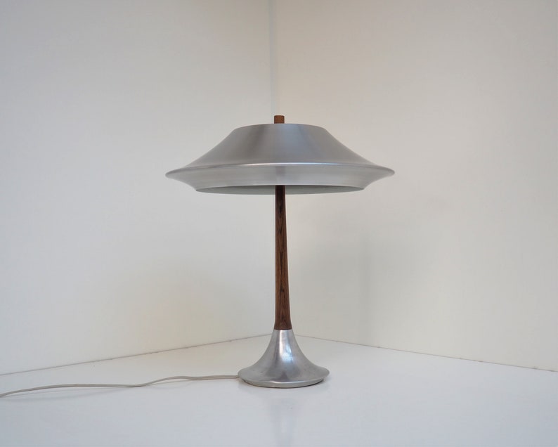 Rare and unique Ambassador table lamp designed by Jo Hammerborg, Danish design from Fog & Morup, 1960s image 3