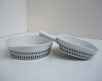 Lyngby Tangent set of two serving dishes - Danish design from the 1960s